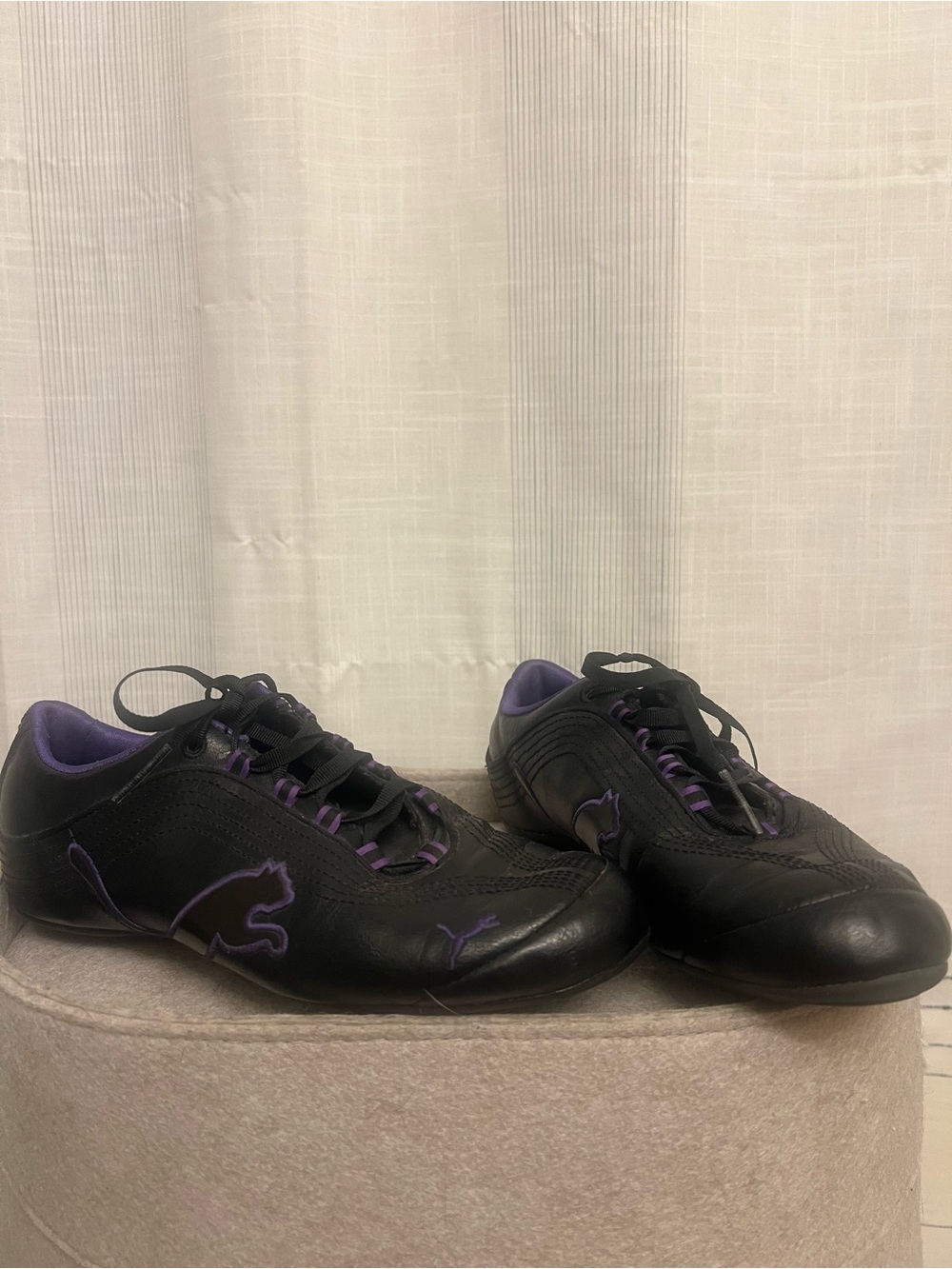 PUMA RARE Brand new Soleil Cat sneakers in black and purple color-way!